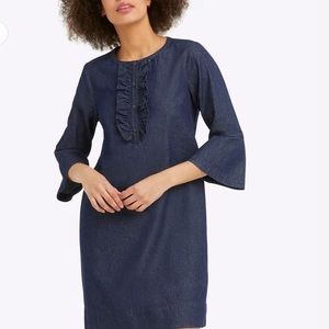 Draper James Denim Dress with Bell Sleeves